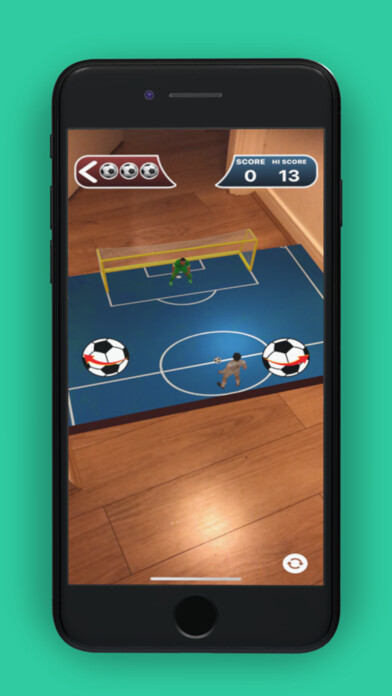 Emulate iPhone app Penalty Shootout AR: 2020 using MyAndroid
