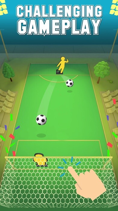 Emulate iPhone app Penalty Shootout VS Goalkeeper using MyAndroid