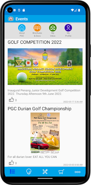 Emulate iPhone app Penang Golf Club using MyAndroid Emulate iPhone app Penang Golf Club using MyAndroid