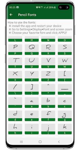 Run android online APK Pencil Fonts for OPPO and Samsung phones from MyAndroid or emulate Pencil Fonts for OPPO and Samsung phones using MyAndroid Run android online APK Pencil Fonts for OPPO and Samsung phones from MyAndroid or emulate Pencil Fonts for OPPO and Samsung phones using MyAndroid