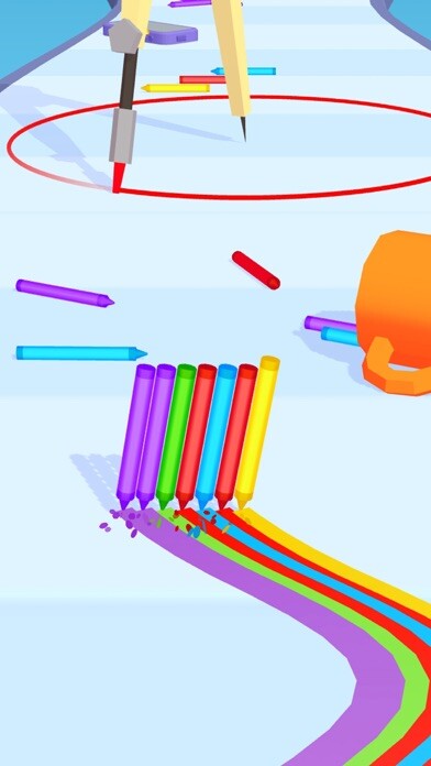 Emulate iPhone app Pencil Rush 3D using MyAndroid Emulate iPhone app Pencil Rush 3D using MyAndroid