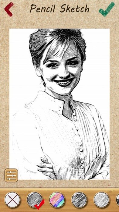 Emulate iPhone app Pencil Sketch Photo Camera Pad using MyAndroid