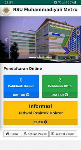 Run android online APK Pendaftaran Online RSU Muhammadiyah Metro from MyAndroid or emulate Pendaftaran Online RSU Muhammadiyah Metro using MyAndroid Run android online APK Pendaftaran Online RSU Muhammadiyah Metro from MyAndroid or emulate Pendaftaran Online RSU Muhammadiyah Metro using MyAndroid