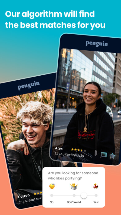 Emulate iPhone app Penguin Dating using MyAndroid