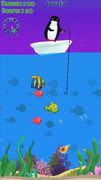 Emulate iPhone app Penguin fishing games - fisherman funny game free using MyAndroid Emulate iPhone app Penguin fishing games - fisherman funny game free using MyAndroid