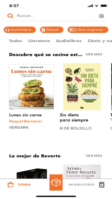 Emulate iPhone app Penguinlibros using MyAndroid