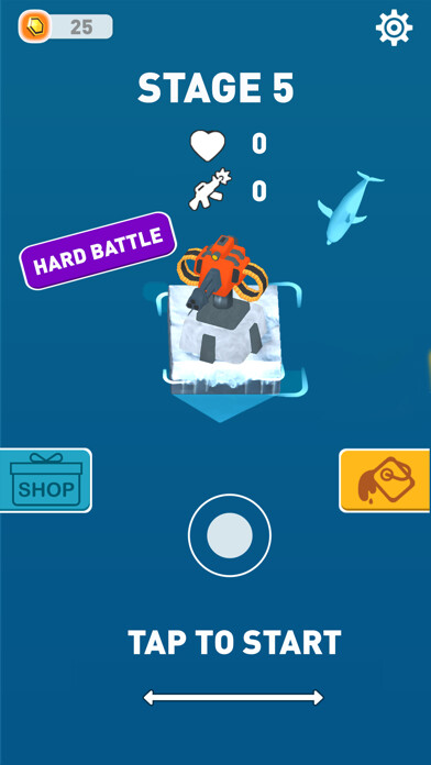 Emulate iPhone app Penguin Raft Wars Sea Battle using MyAndroid