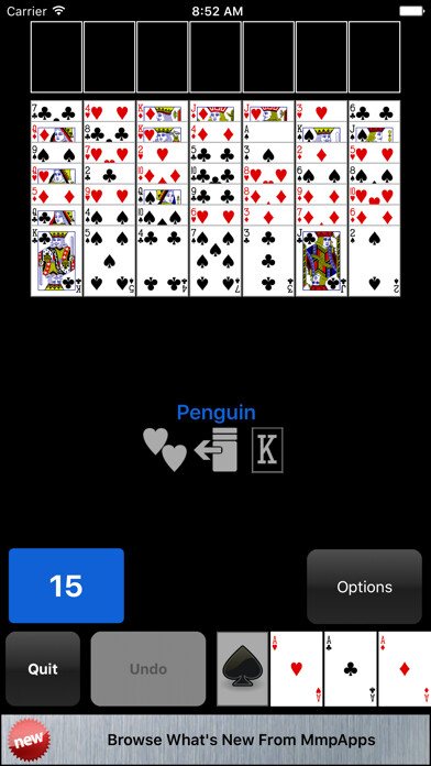 Emulate iPhone app Penguin Solitaire using MyAndroid Emulate iPhone app Penguin Solitaire using MyAndroid