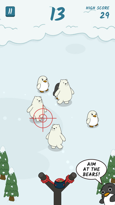 Emulate iPhone app Penguins & Polar Bears using MyAndroid