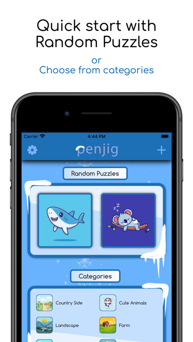 Emulate iPhone app Penjig Jigsaw Puzzle Games using MyAndroid Emulate iPhone app Penjig Jigsaw Puzzle Games using MyAndroid