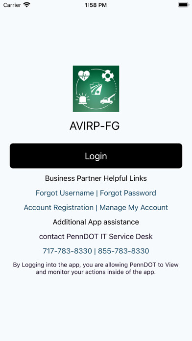 Emulate iPhone app PennDOT - AVIRPFG using MyAndroid Emulate iPhone app PennDOT - AVIRPFG using MyAndroid
