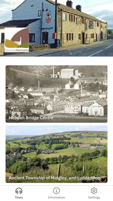 Emulate iPhone app Pennine Horizons using MyAndroid