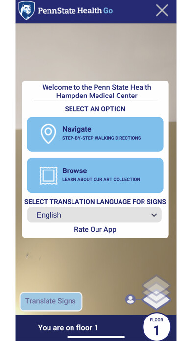 Emulate iPhone app Penn State Health Go using MyAndroid Emulate iPhone app Penn State Health Go using MyAndroid