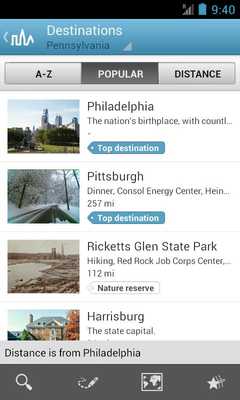 Emulate Android APK Pennsylvania Guide by Triposo Emulate Android APK Pennsylvania Guide by Triposo