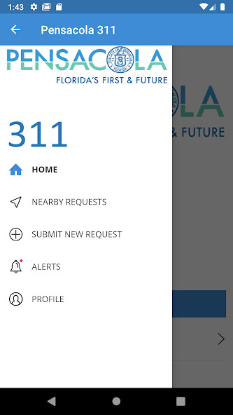 Emulate iPhone app Pensacola 311 using MyAndroid