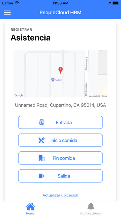 Emulate iPhone app PeopleCloud HRM using MyAndroid