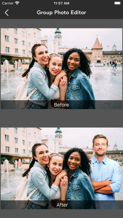 Emulate iPhone app People Editor - Photo Eraser using MyAndroid