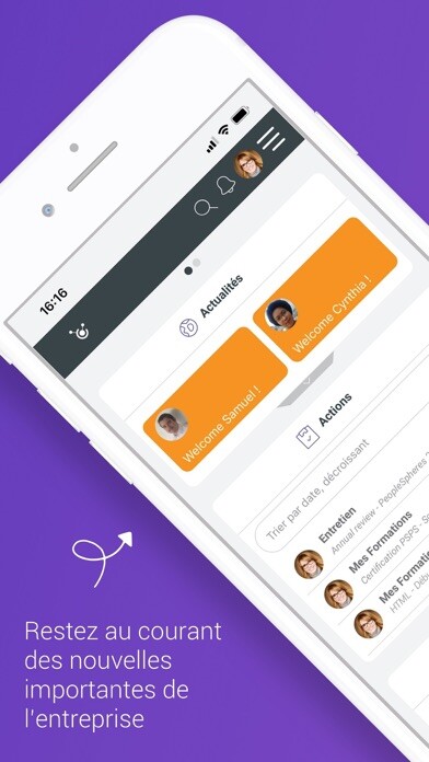 Emulate iPhone app PeopleSpheres using MyAndroid
