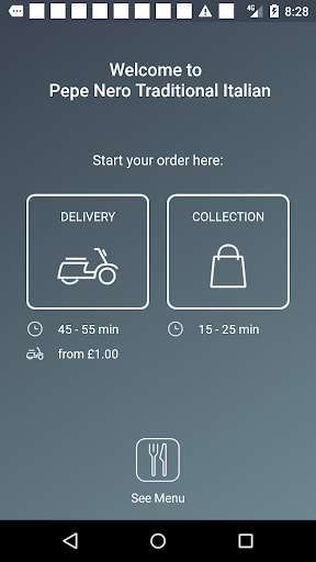Run android online APK Pepe Nero Traditional Italian from MyAndroid or emulate Pepe Nero Traditional Italian using MyAndroid