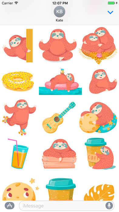 Emulate iPhone app Pepe the Slow Sloth - Stickers using MyAndroid Emulate iPhone app Pepe the Slow Sloth - Stickers using MyAndroid