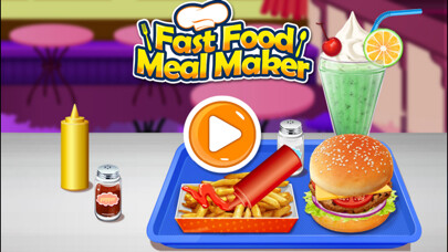 Emulate iPhone app Peppa Fast Food Bar Recipe using MyAndroid
