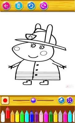 Emulate Android APK Peppa pig coloring book - Coloring Peppa pig