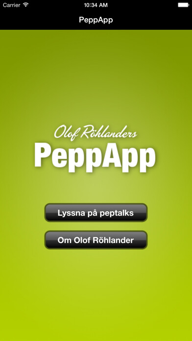 Emulate iPhone app PeppApp using MyAndroid