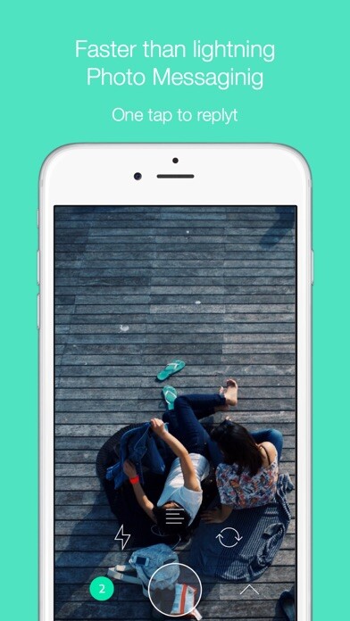 Emulate iPhone app Pepper - swipe and tap messaging using MyAndroid