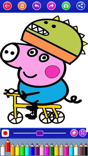 Run android online APK peppo piglet coloring cartoon game rebecca from MyAndroid or emulate peppo piglet coloring cartoon game rebecca using MyAndroid