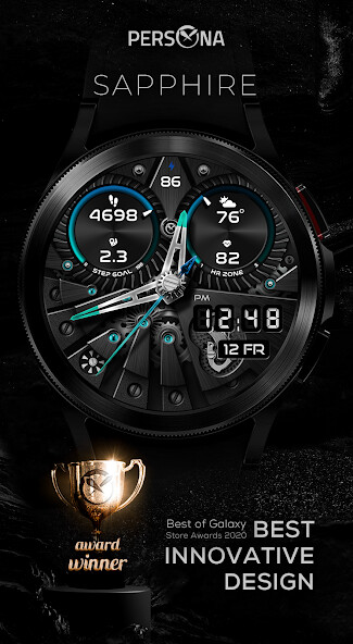Run android online APK PER005 - Sapphire Watch Face from MyAndroid or emulate PER005 - Sapphire Watch Face using MyAndroid