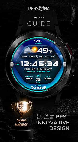 Run android online APK PER011 - Guide Watch Face from MyAndroid or emulate PER011 - Guide Watch Face using MyAndroid