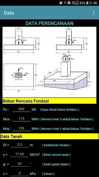 Run android online APK Perencanaan Fondasi ver03 from MyAndroid or emulate Perencanaan Fondasi ver03 using MyAndroid