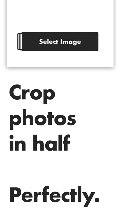 Emulate iPhone app PerfectCrop: Image Splitter using MyAndroid