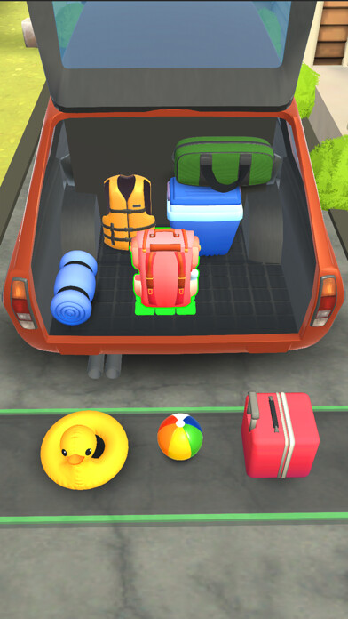 Emulate iPhone app Perfect Fit: Luggage Master using MyAndroid