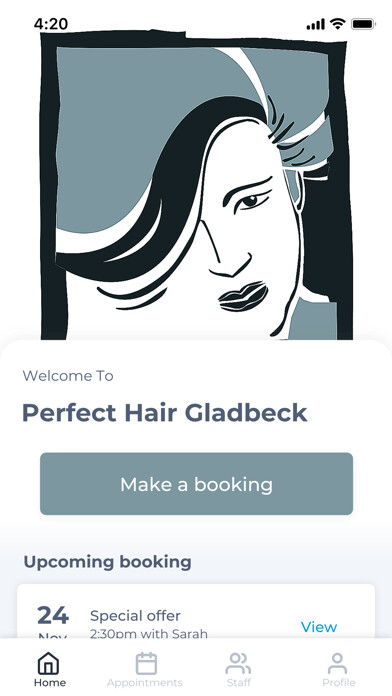 Run android online APK Perfect Hair Gladbeck from MyAndroid or emulate Perfect Hair Gladbeck using MyAndroid