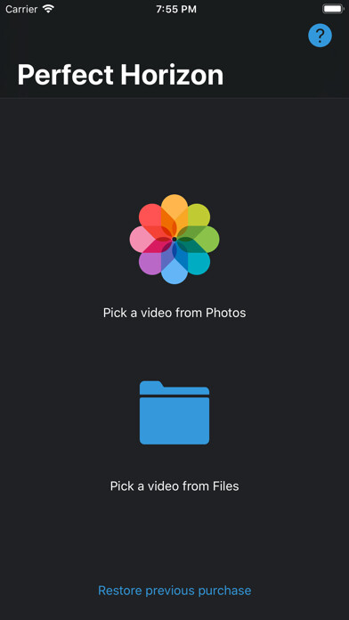 Emulate iPhone app Perfect Horizon using MyAndroid