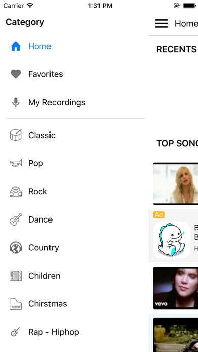Emulate iPhone app Perfect Karaoke - Love To Sing using MyAndroid Emulate iPhone app Perfect Karaoke - Love To Sing using MyAndroid