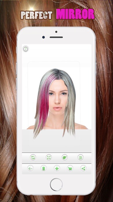 Emulate iPhone app Perfect Mirror For a New Hair using MyAndroid