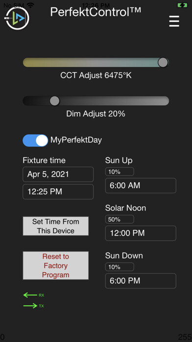 Emulate iPhone app PerfektControl using MyAndroid Emulate iPhone app PerfektControl using MyAndroid