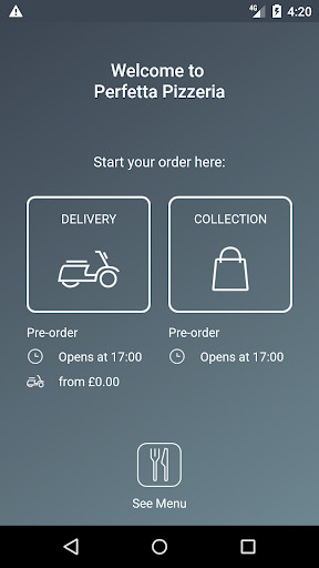 Emulate Android APK Perfetta Pizzeria London Emulate Android APK Perfetta Pizzeria London