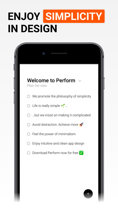 Emulate iPhone app Perform: To Do List & Tasks using MyAndroid