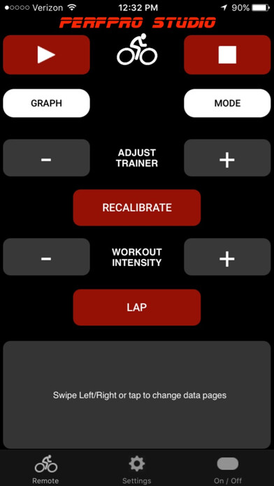 Emulate iPhone app PerfPRO Remote using MyAndroid