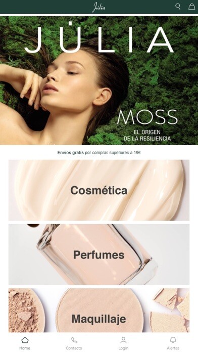 Emulate iPhone app Perfumería Júlia Online using MyAndroid Emulate iPhone app Perfumería Júlia Online using MyAndroid