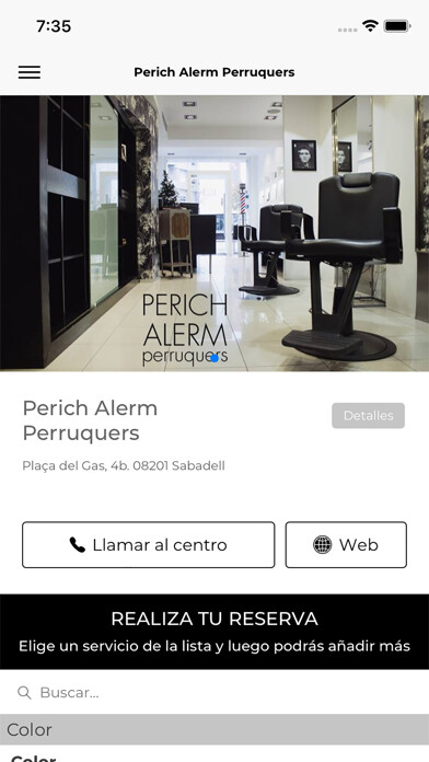 Emulate iPhone app Perich Alerm Perruquers using MyAndroid Emulate iPhone app Perich Alerm Perruquers using MyAndroid
