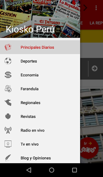 Run android online APK Periódicos Peruanos - Kiosko Perú from MyAndroid or emulate Periódicos Peruanos - Kiosko Perú using MyAndroid Run android online APK Periódicos Peruanos - Kiosko Perú from MyAndroid or emulate Periódicos Peruanos - Kiosko Perú using MyAndroid