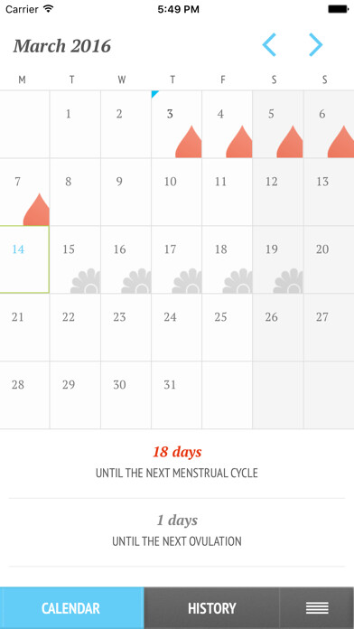 Emulate iPhone app Period28: Your female calendar using MyAndroid Emulate iPhone app Period28: Your female calendar using MyAndroid
