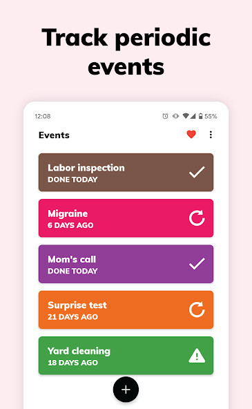 Run android online APK Periodically - Event Tracker from MyAndroid or emulate Periodically - Event Tracker using MyAndroid