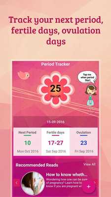 Emulate Android APK Period Tracker  Calculator