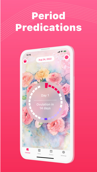 Emulate iPhone app Period Tracker: Cycle Calendar using MyAndroid