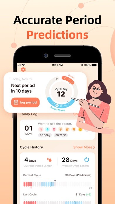 Emulate iPhone app Period Tracker: Monthly Cycles using MyAndroid Emulate iPhone app Period Tracker: Monthly Cycles using MyAndroid